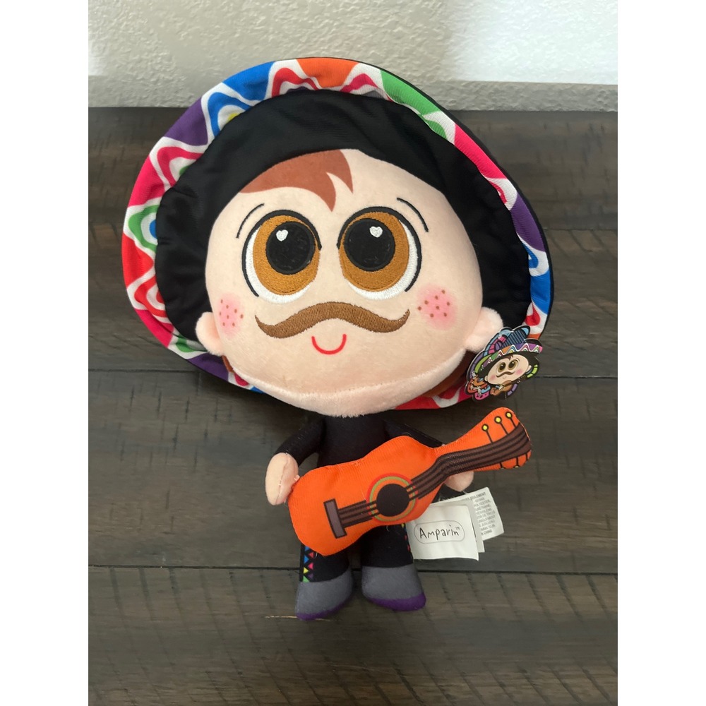 Amparin Distroller Mariachi Plush Fiesta Stuffed Doll Guitar Sombrero 11 inches